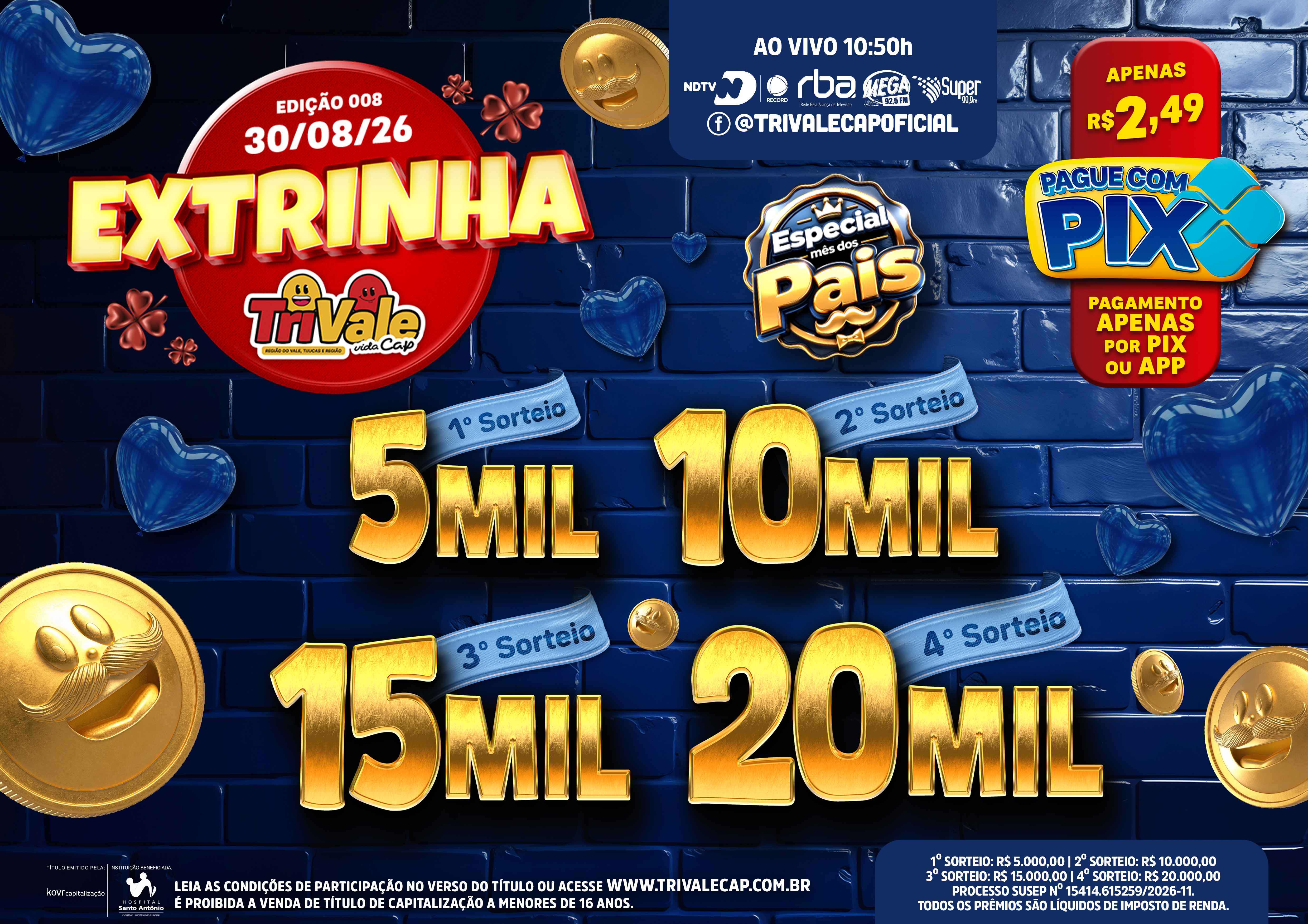 Extrinha 30/08/2026