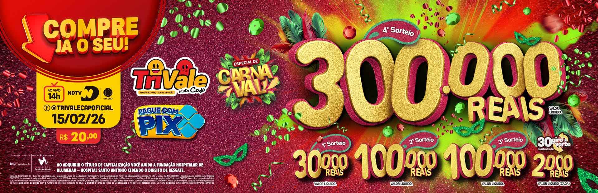 Premiação 15/02/2026