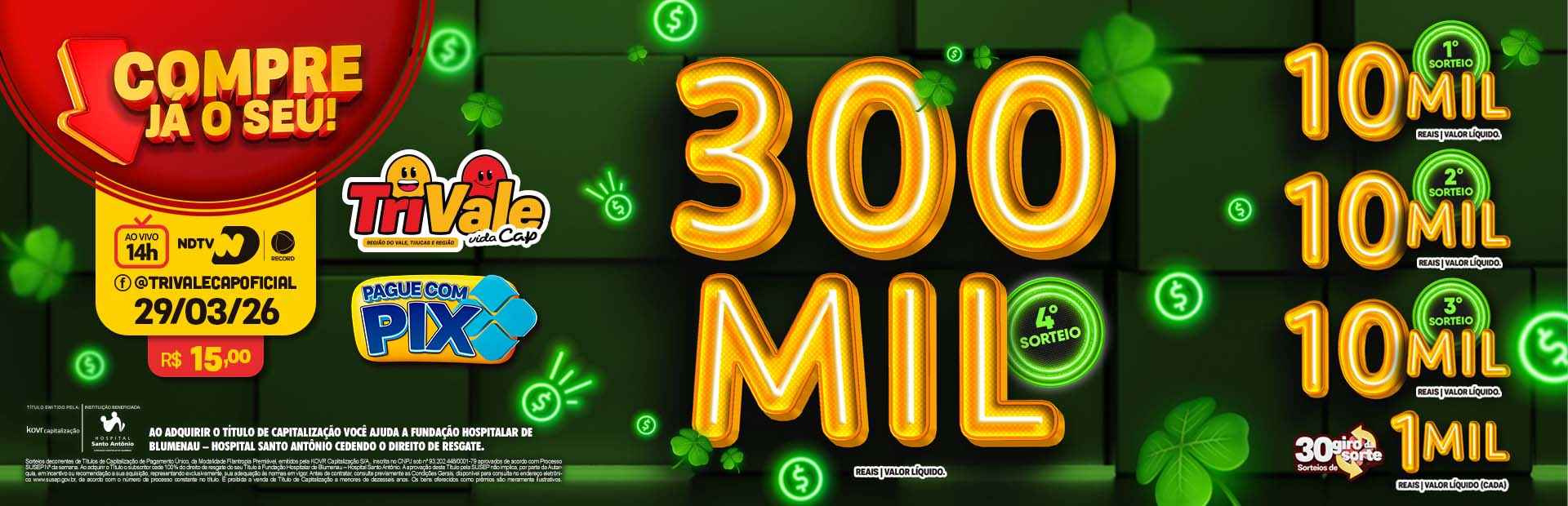 Premiação 29/03/2026