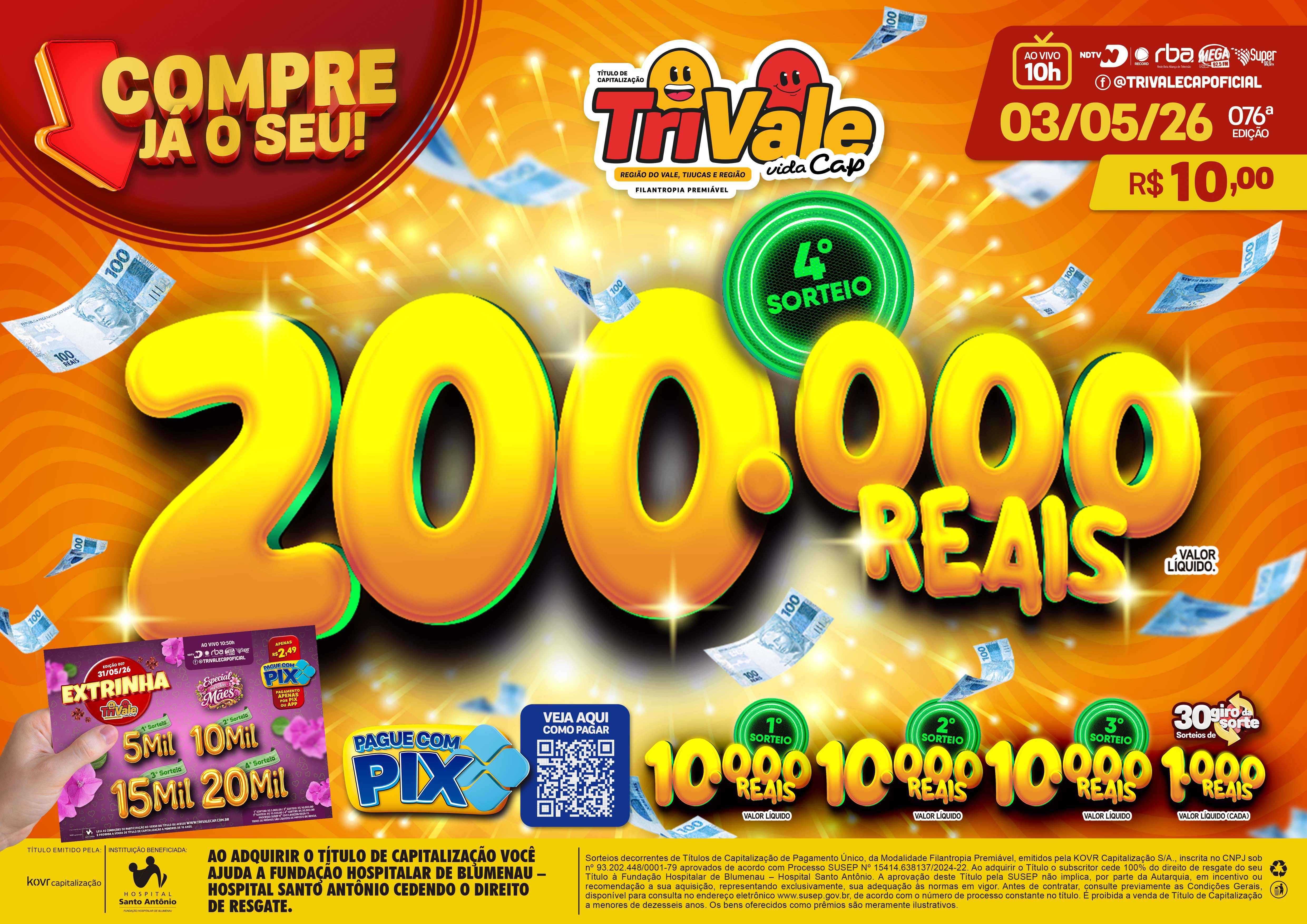 Premiação 03/05/2026