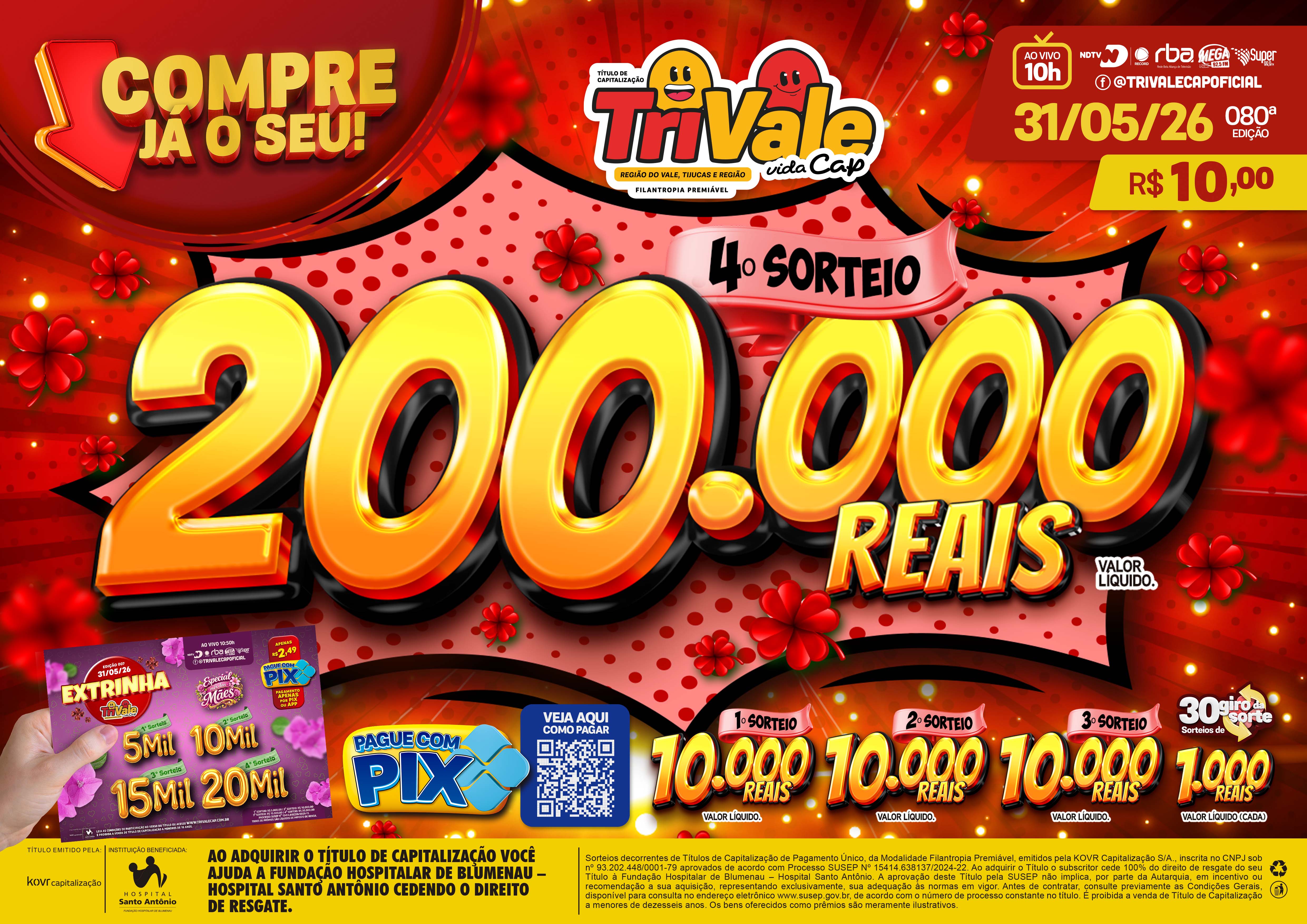 Premiação 31/05/2026
