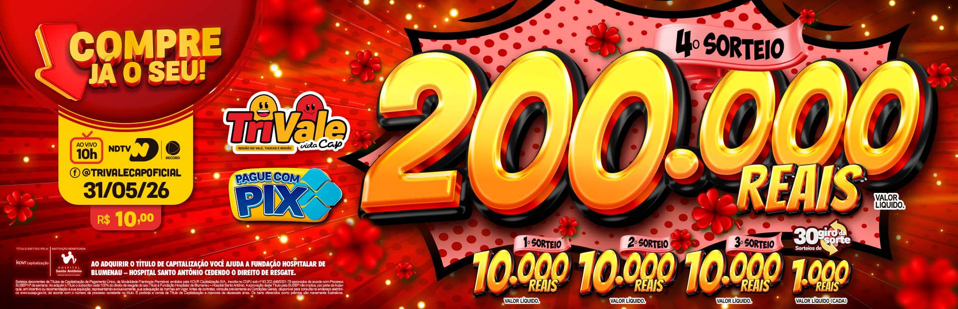 Premiação 31/05/2026