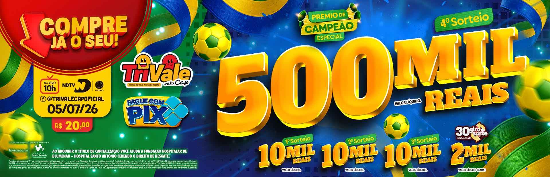 Premiação 05/07/2026