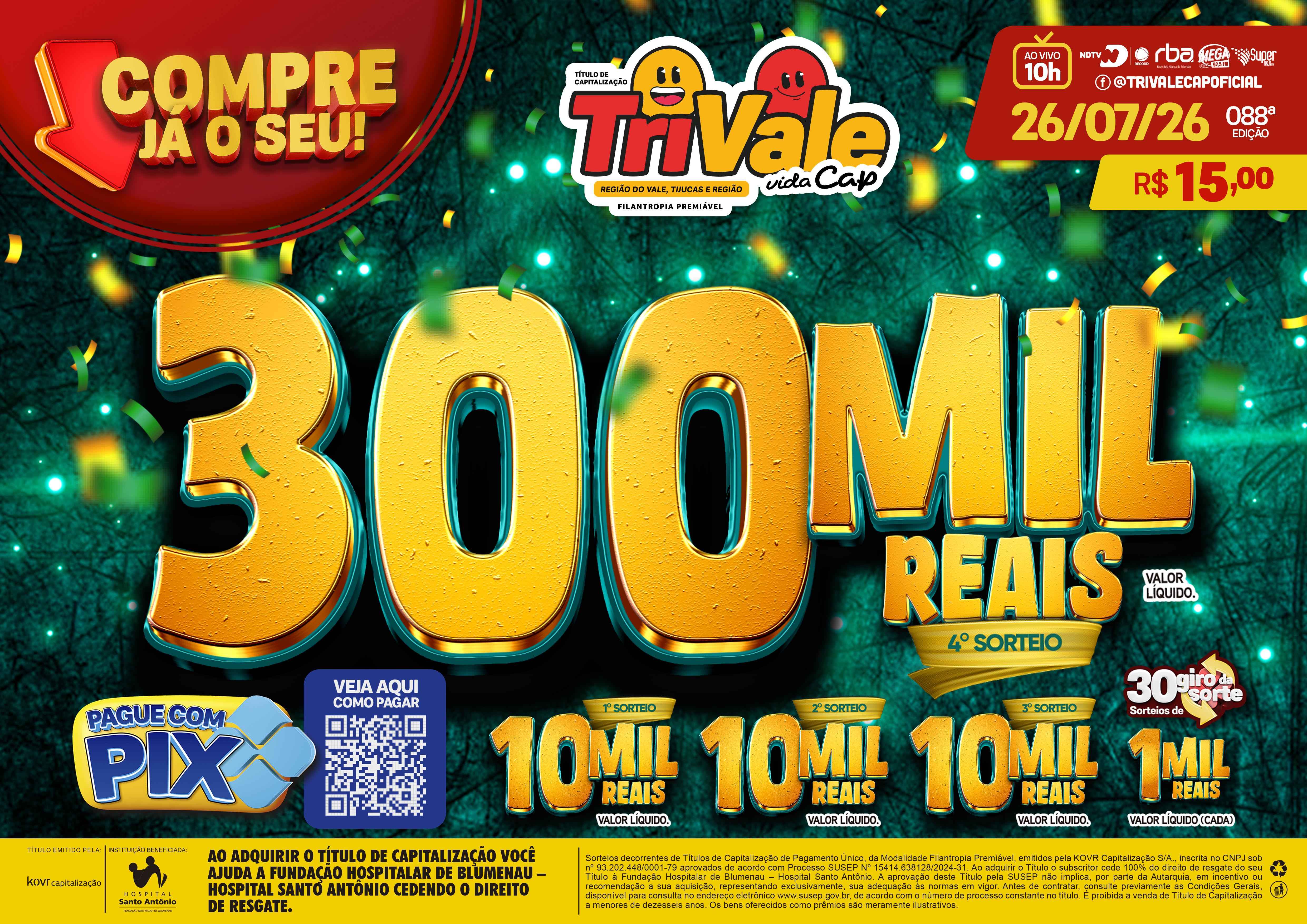 Premiação 26/07/2026